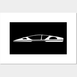 Ferrari 512 S Modulo Silhouette Posters and Art